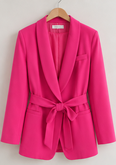 Loretta | Tailored Tie Waist Two Piece Pantsuit