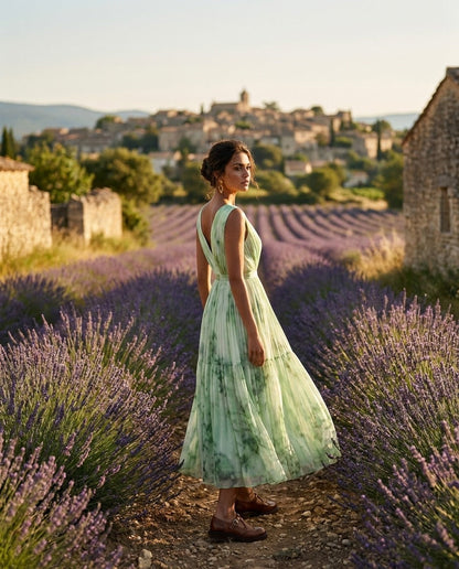 Serenelle | Sleeveless Floral Occasion Dress