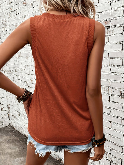 Arlen | Sleeveless V-Neck Casual Tank Top