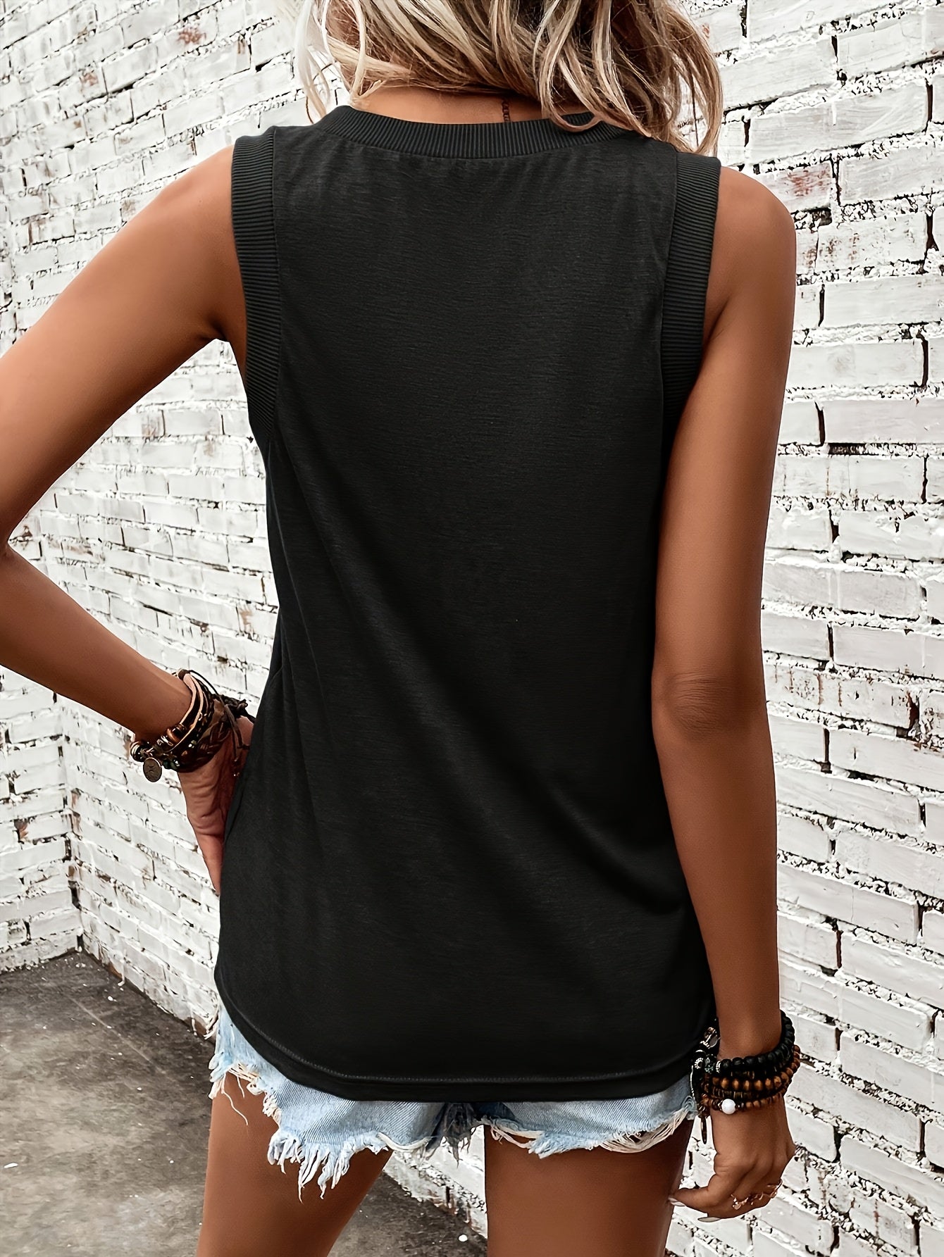 Arlen | Sleeveless V-Neck Casual Tank Top