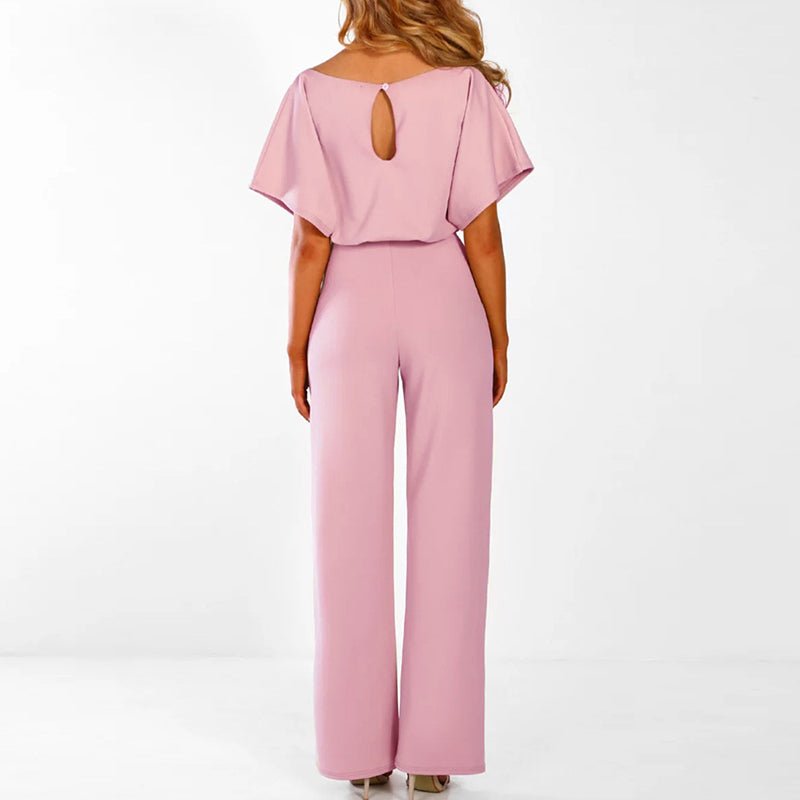 Ottoline | Elegant Draped Waist Jumpsuit
