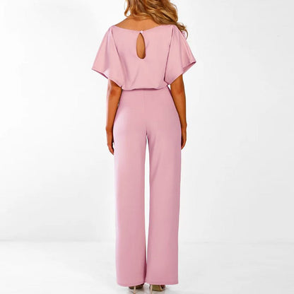 Ottoline | Elegant Draped Waist Jumpsuit