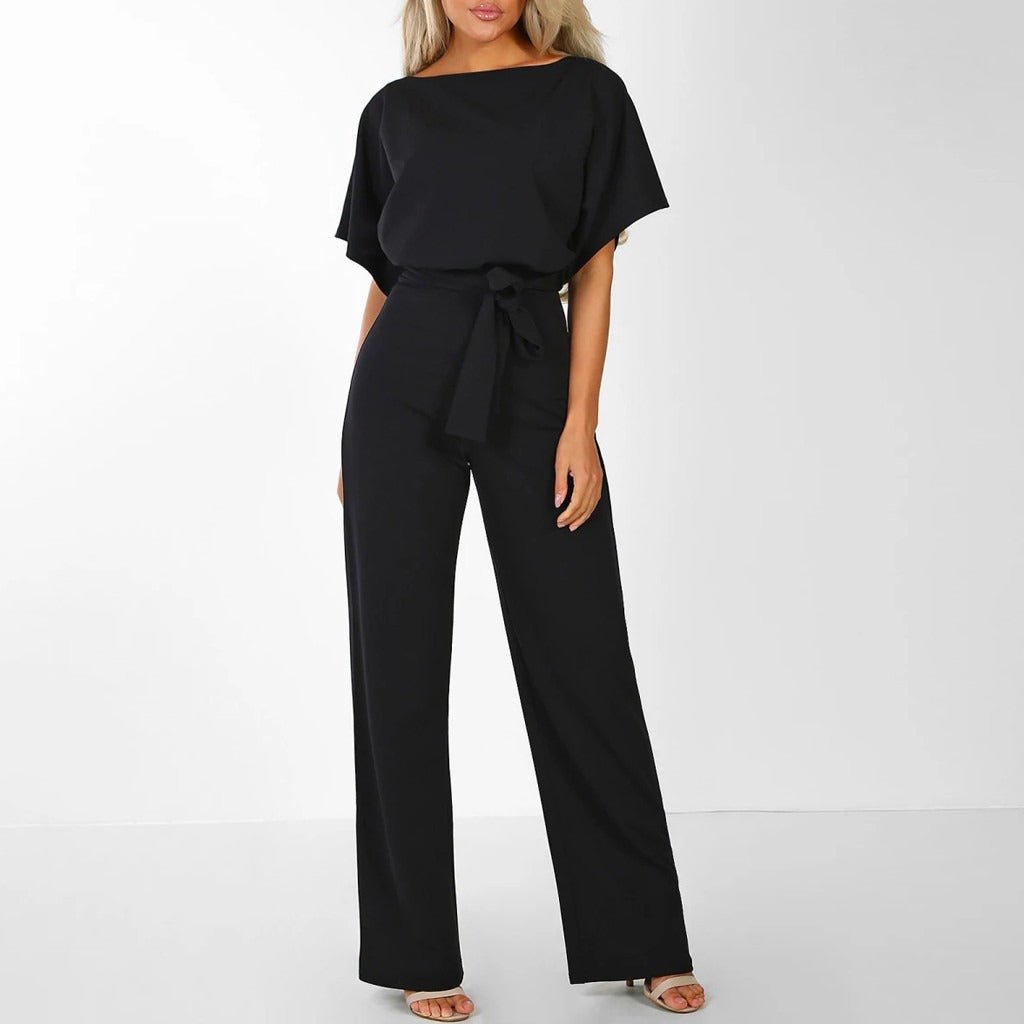 Ottoline | Elegant Draped Waist Jumpsuit