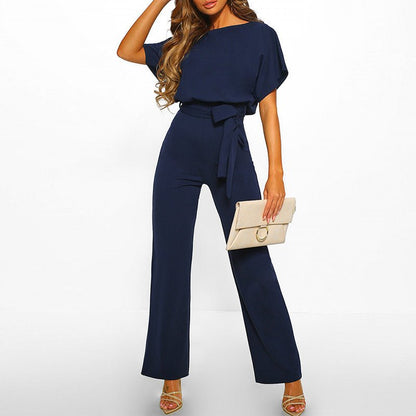 Ottoline | Elegant Draped Waist Jumpsuit