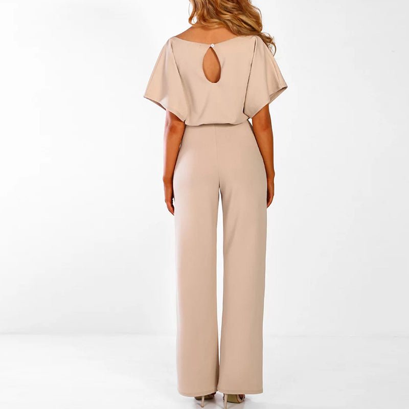 Ottoline | Elegant Draped Waist Jumpsuit