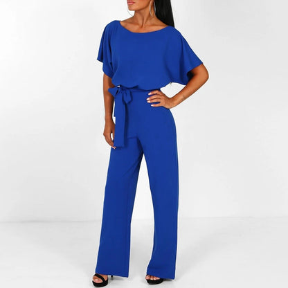 Ottoline | Elegant Draped Waist Jumpsuit