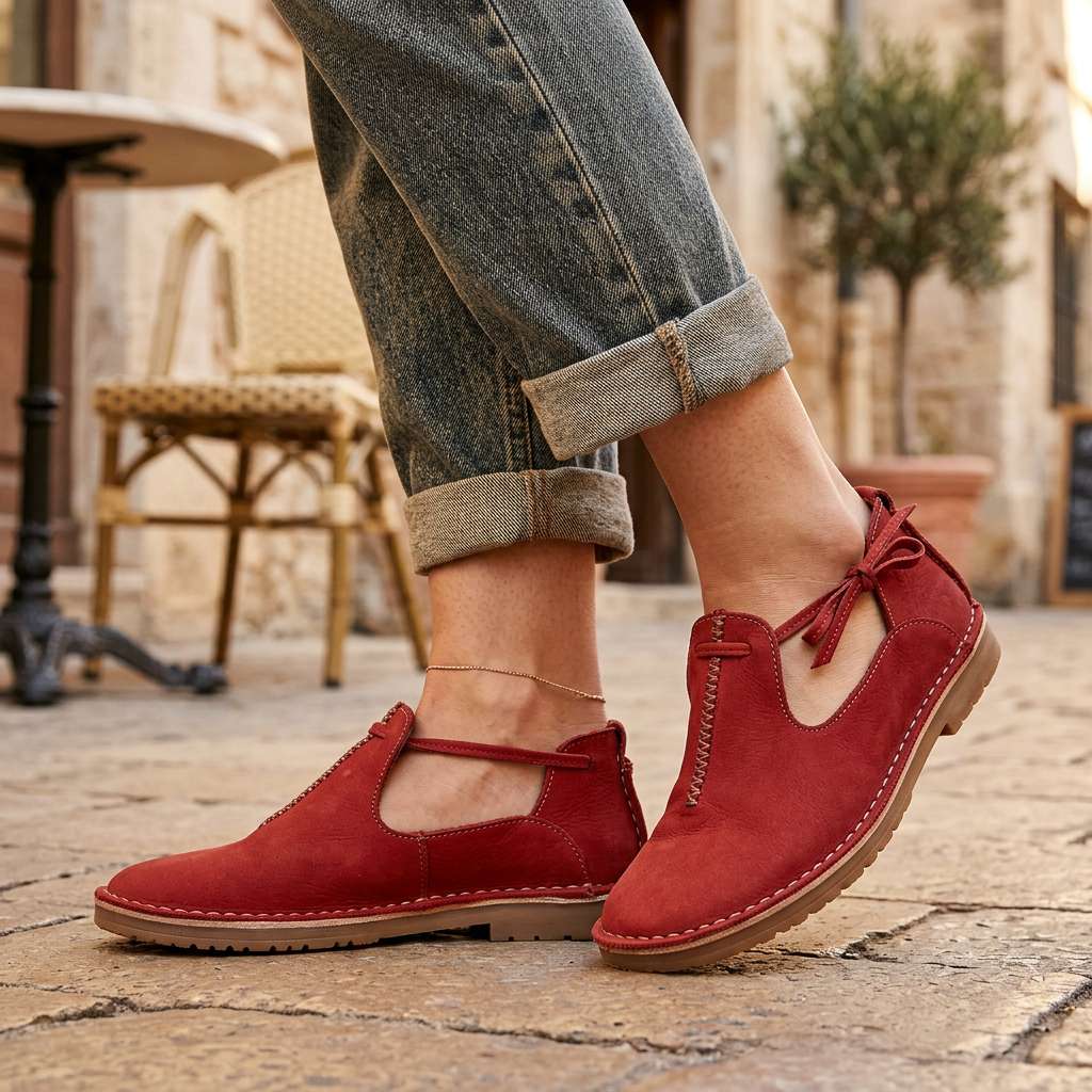Quenby | Comfort Tie Ankle Walking Shoes