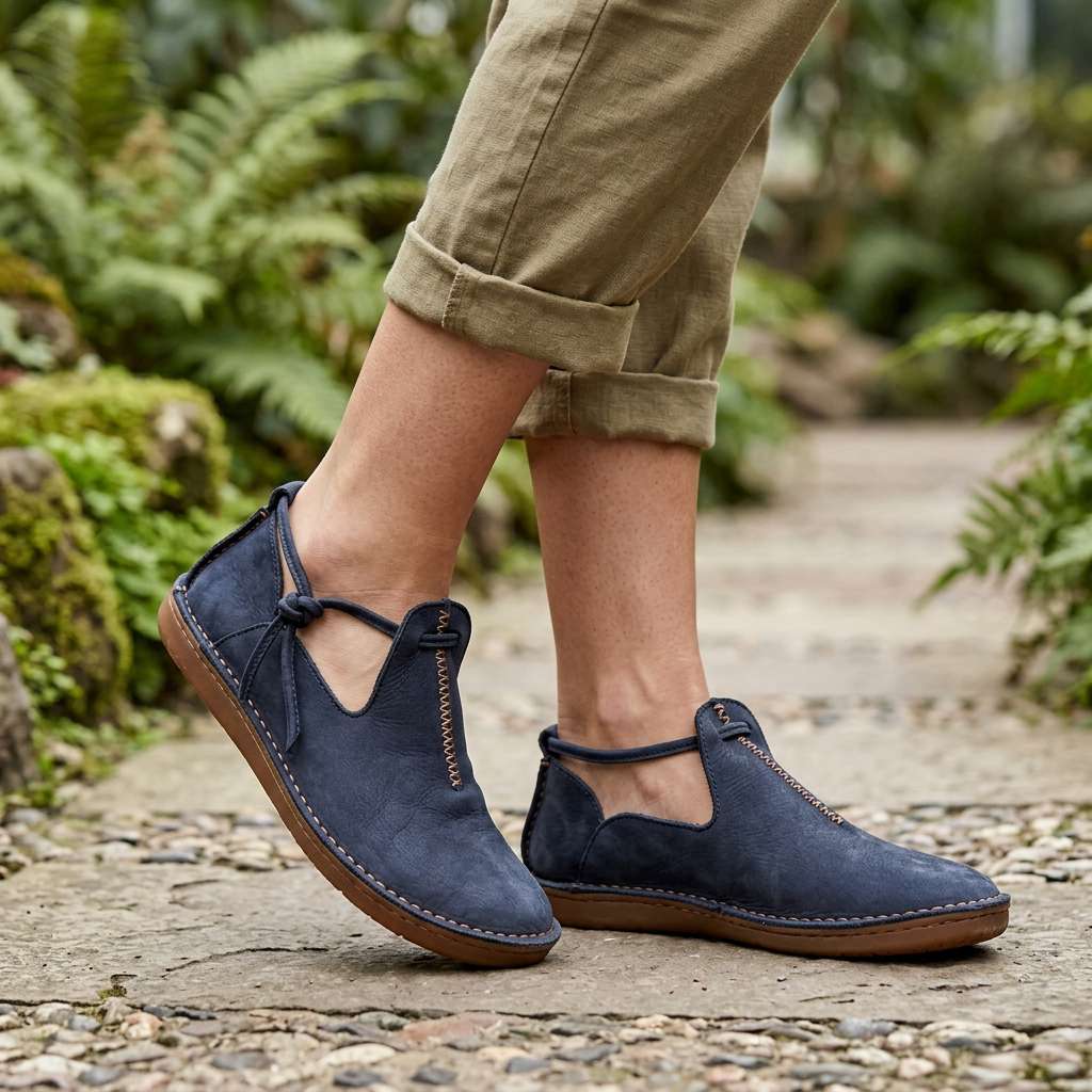 Quenby | Comfort Tie Ankle Walking Shoes