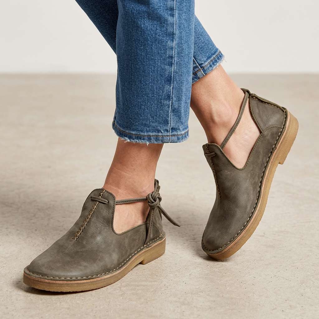 Quenby | Comfort Tie Ankle Walking Shoes