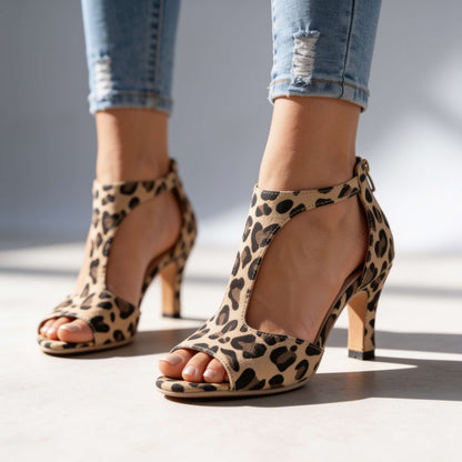 Norelia | Artistic Print Evening Sandals