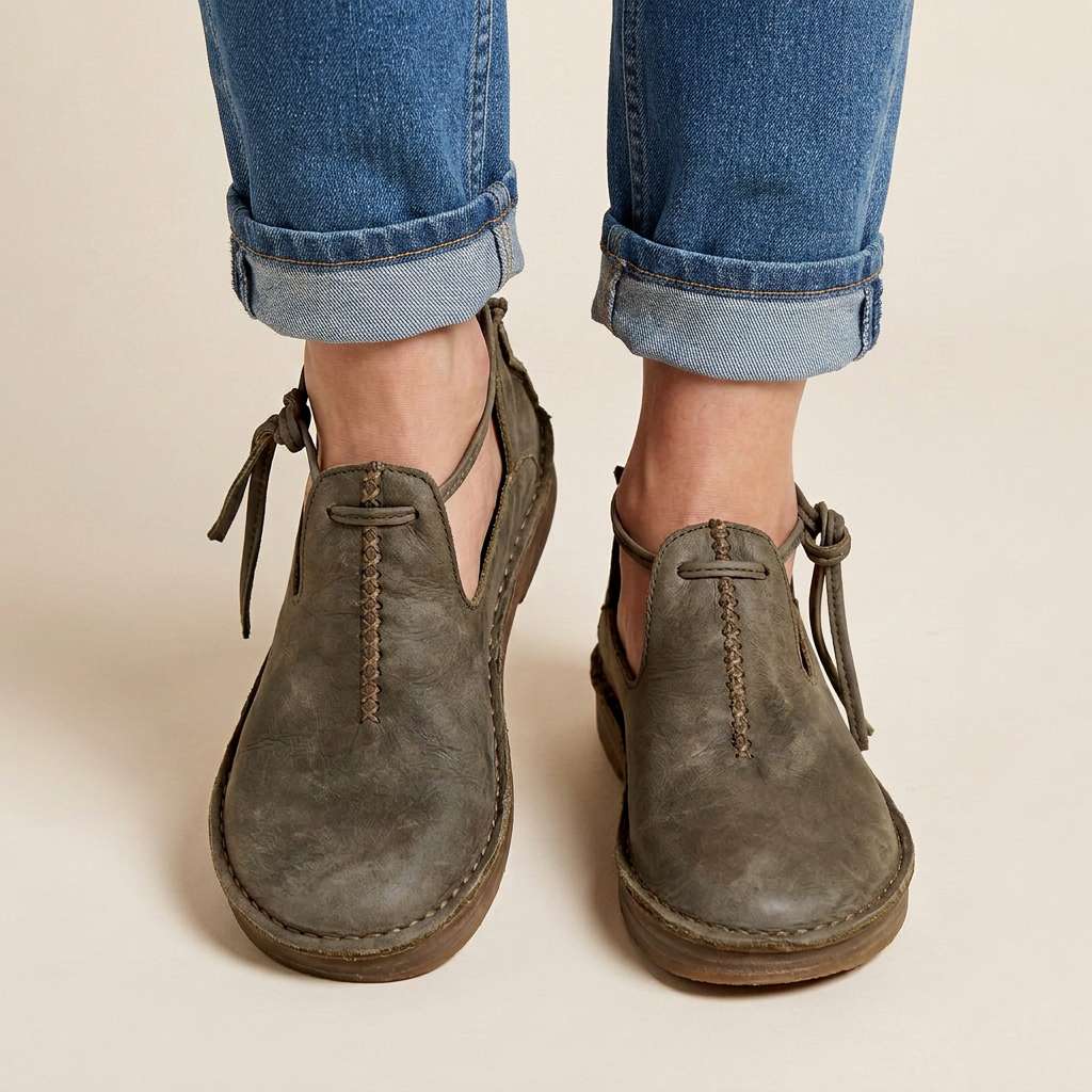 Quenby | Comfort Tie Ankle Walking Shoes