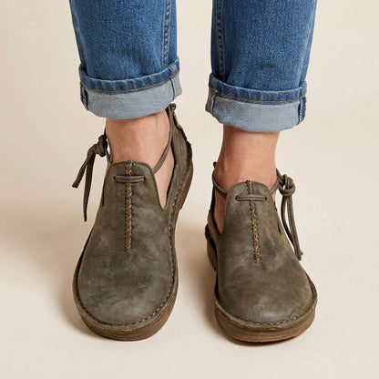Quenby | Comfort Tie Ankle Walking Shoes