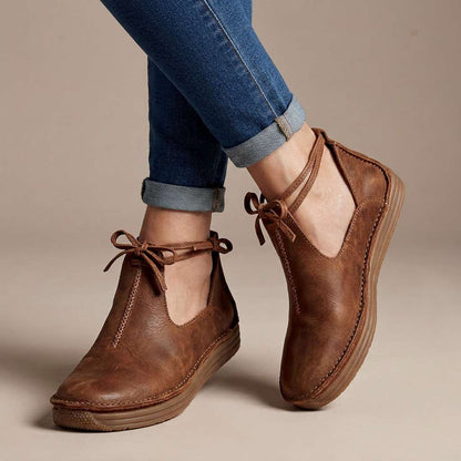 Quenby | Comfort Tie Ankle Walking Shoes