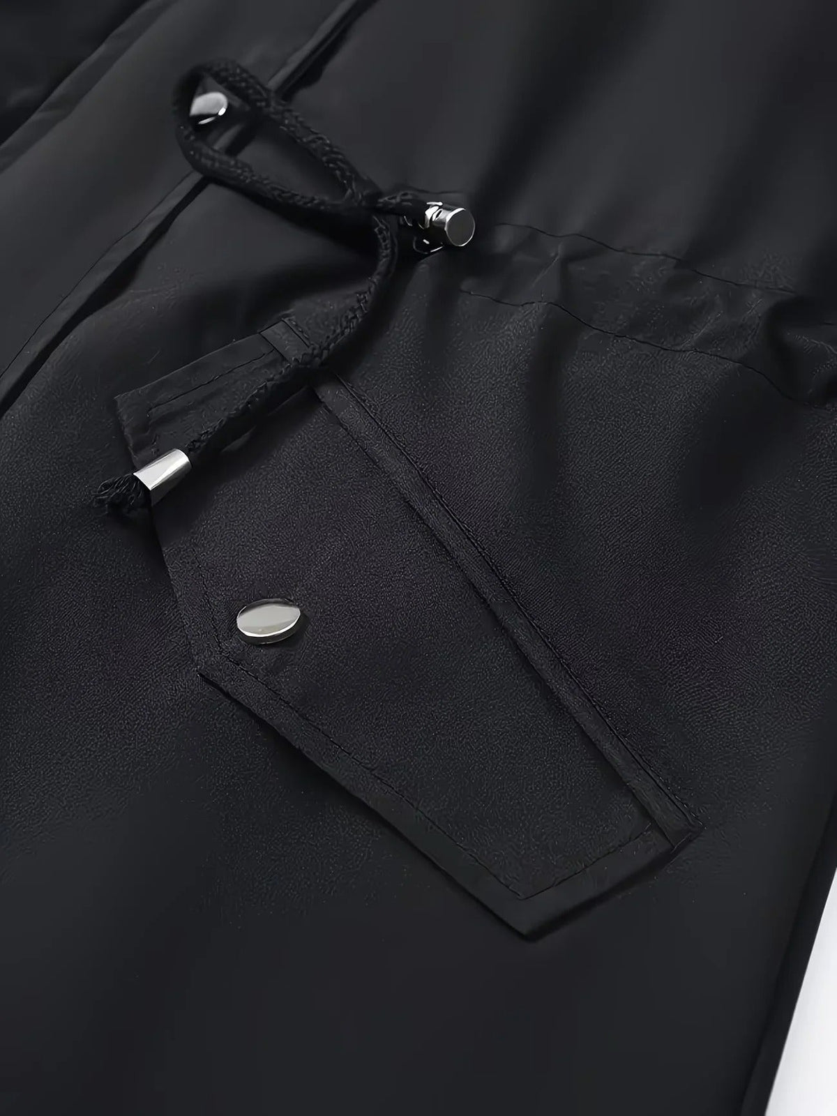 Georgina | Drawstring Waist Hooded Coat