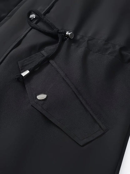 Georgina | Drawstring Waist Hooded Coat
