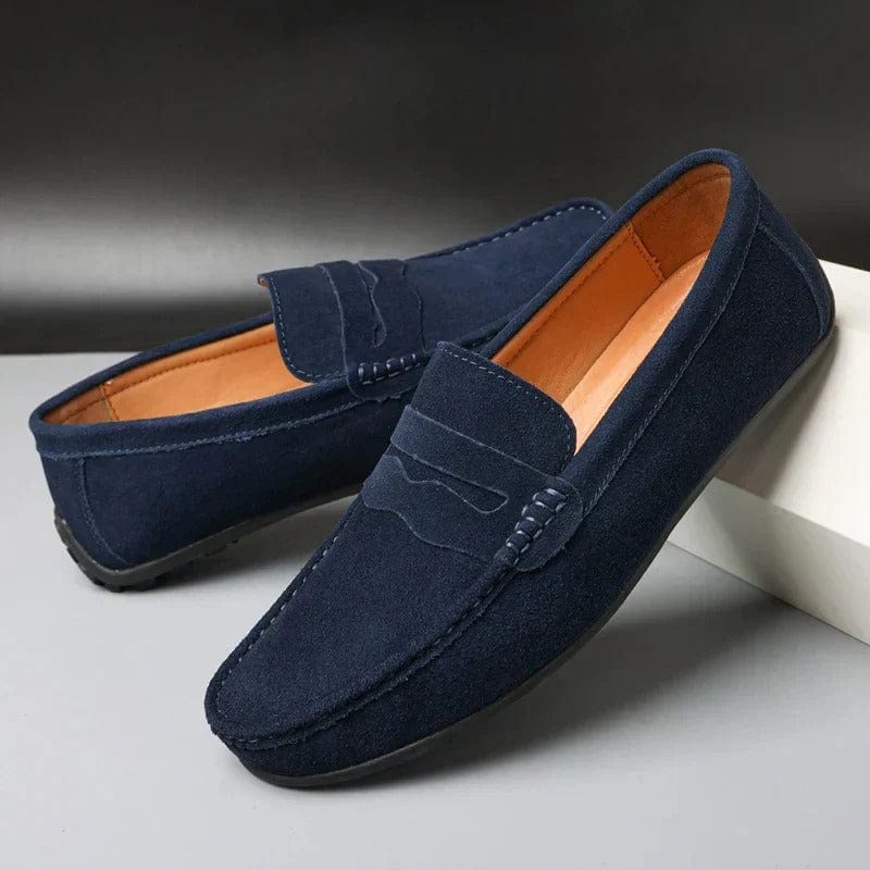 Reed | Classic Suede Penny Loafers