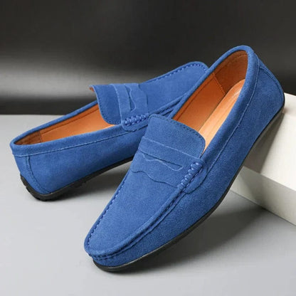 Reed | Classic Suede Penny Loafers