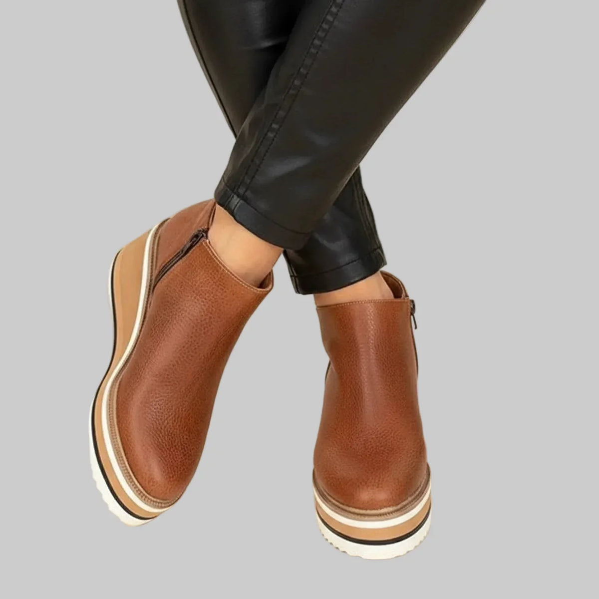 Camryn | Comfort Platform Wedge Boots