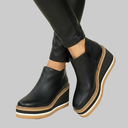 Camryn | Comfort Platform Wedge Boots