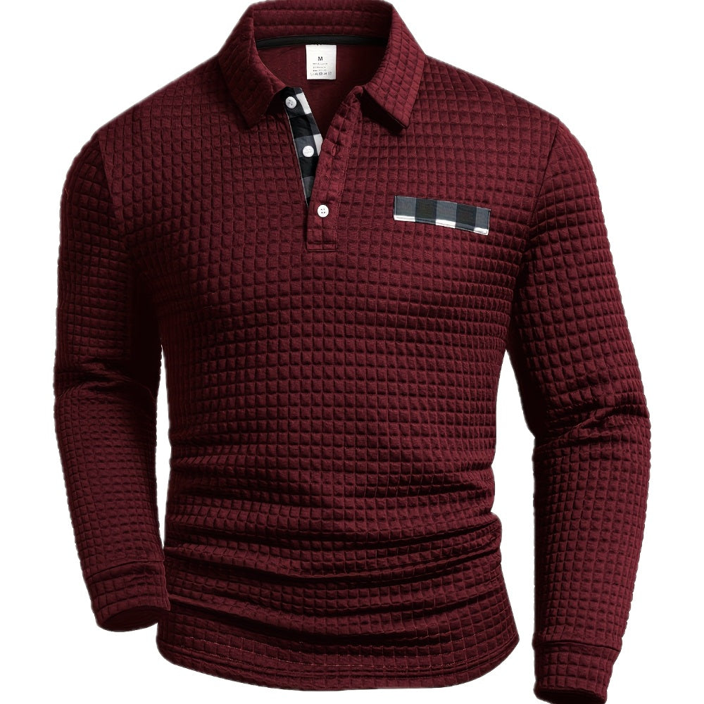 Sutton | Textured Smart Casual Polo Shirt