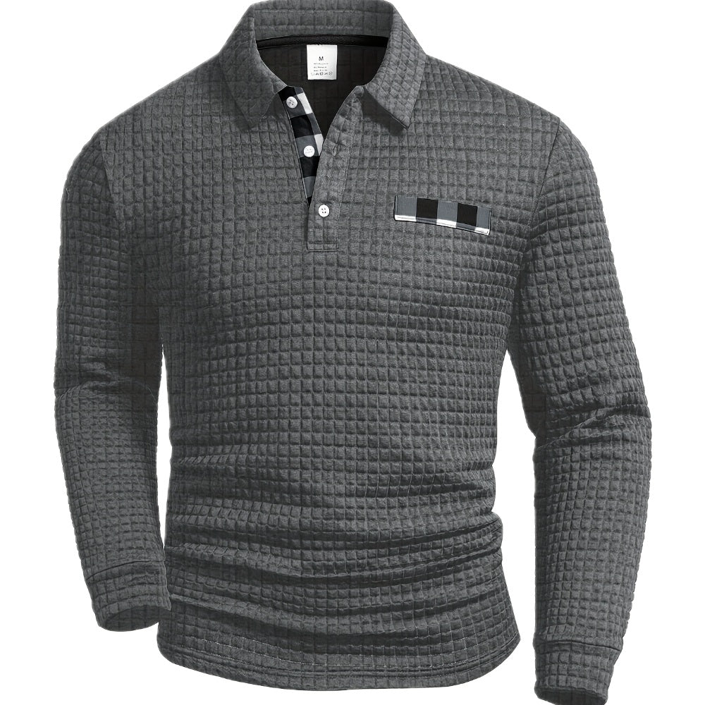Sutton | Textured Smart Casual Polo Shirt