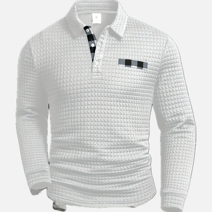 Sutton | Textured Smart Casual Polo Shirt