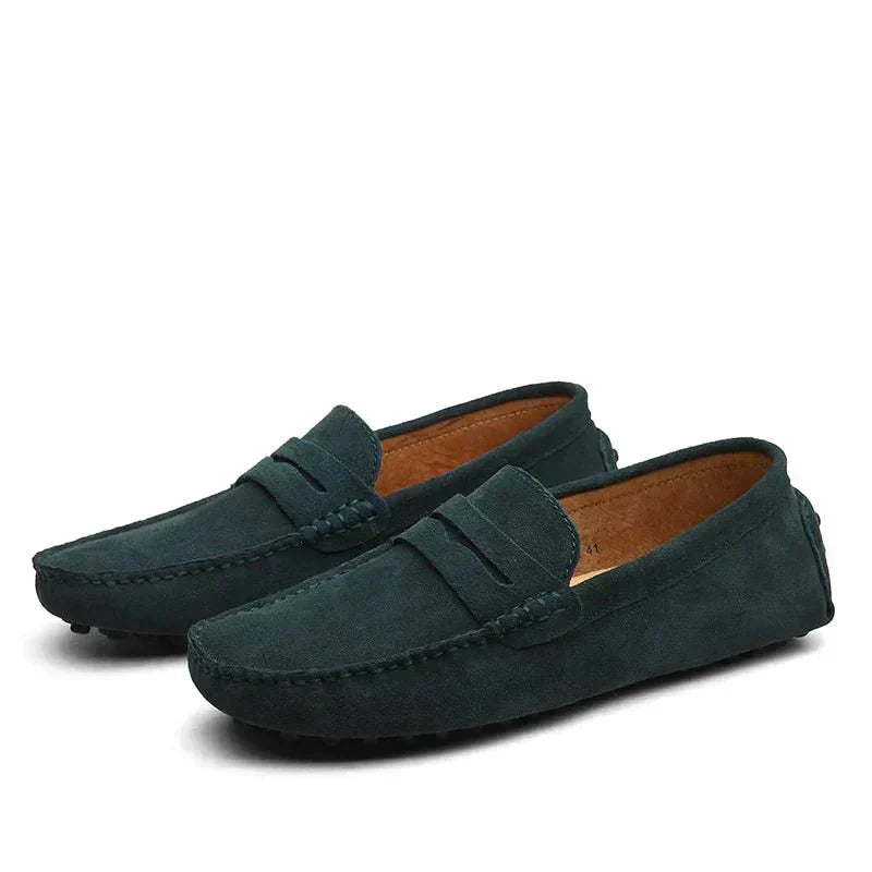 Branson | Classic Suede Driving Loafers