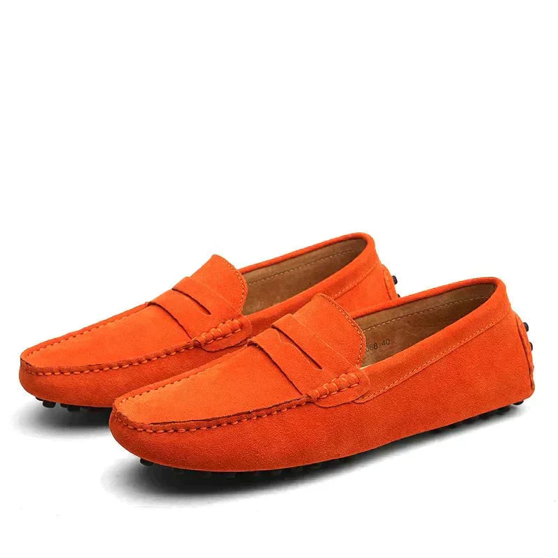 Branson | Classic Suede Driving Loafers