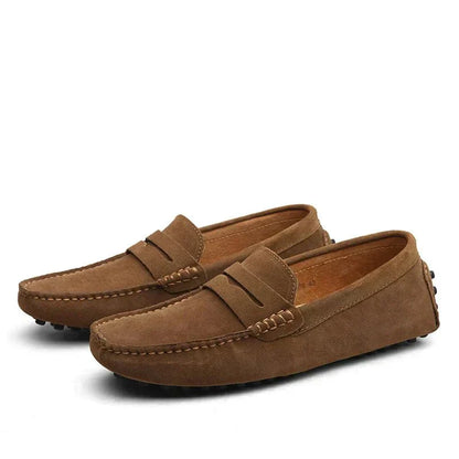 Branson | Classic Suede Driving Loafers