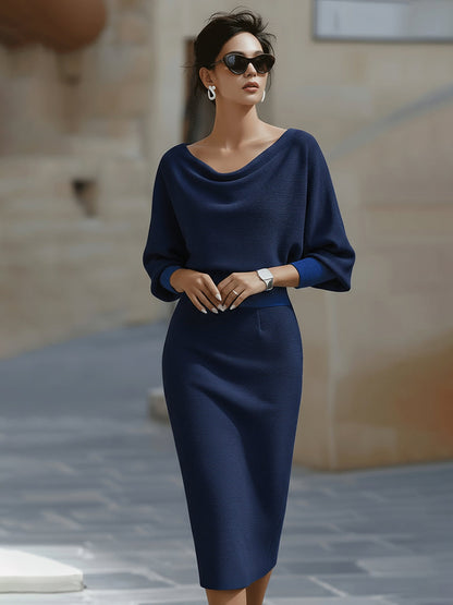 Tamsina | Elegant Textured Bodycon Midi Dress