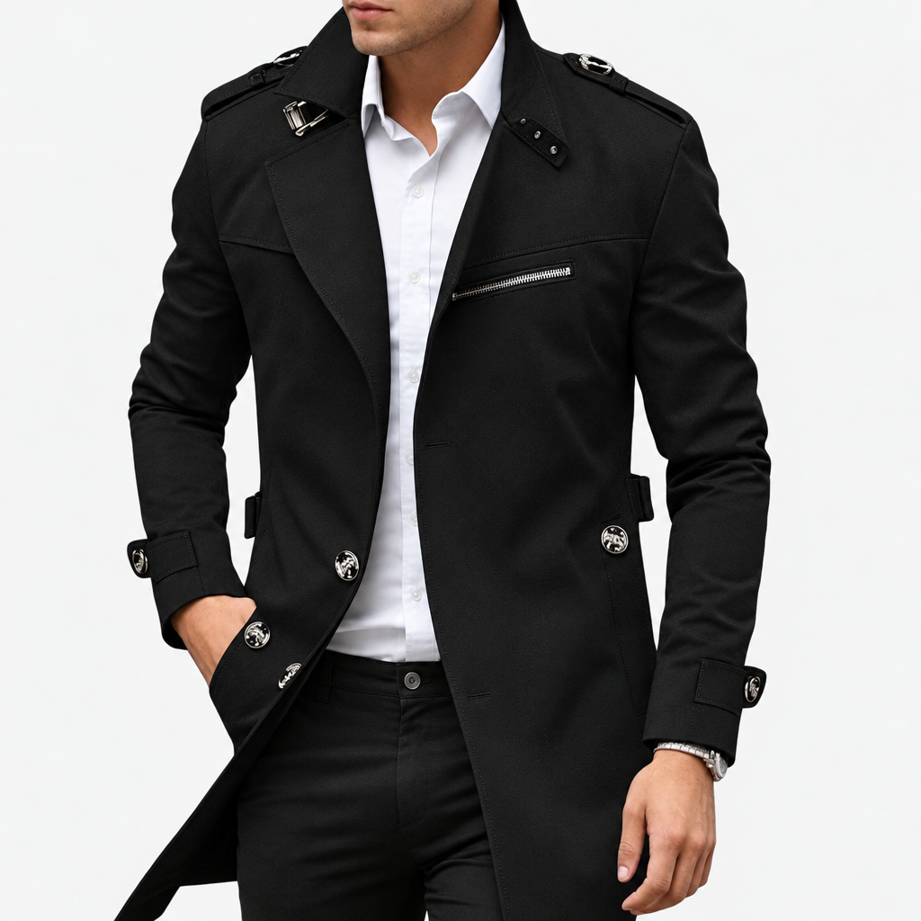 Ingram | Tailored Lapel Mid Length Coat