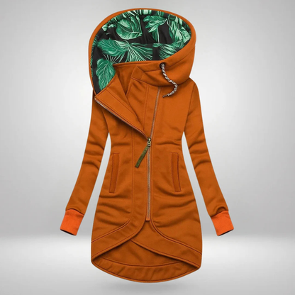 Nellie | Relaxed Hooded Longline Jacket