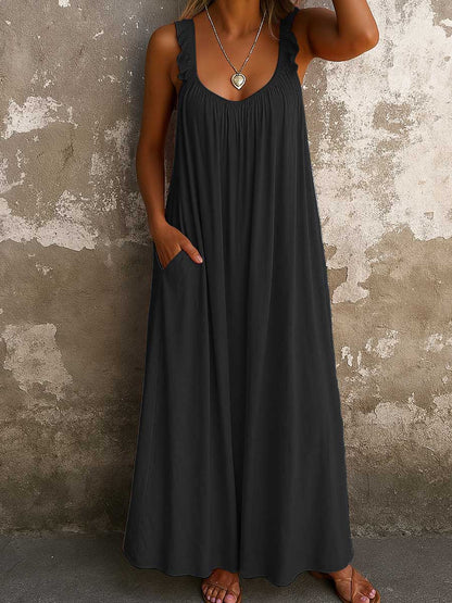 Junia | Bohemian Pocket Maxi Dress