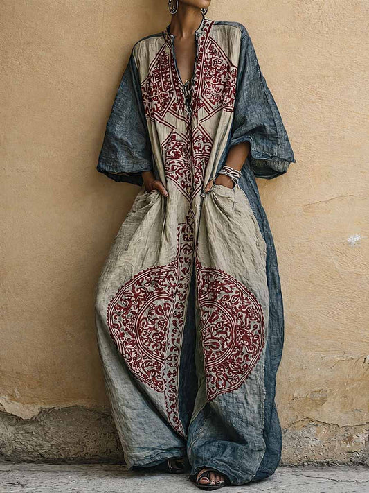 Demelia | Oversized Pocket Boho Jumpsuit