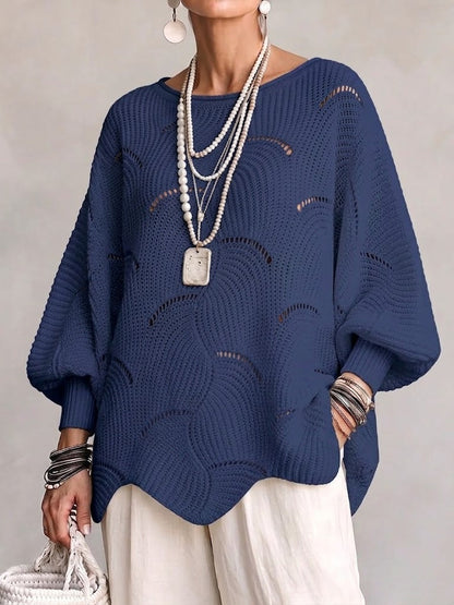 Faustina | Oversized Batwing Knit Sweater
