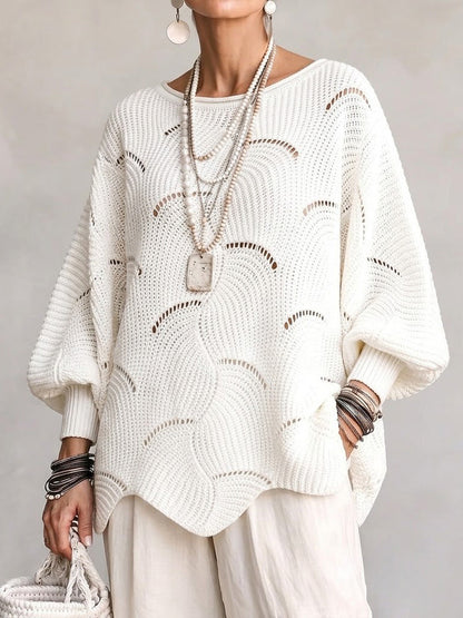 Faustina | Oversized Batwing Knit Sweater