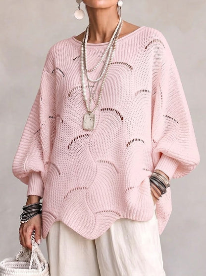 Faustina | Oversized Batwing Knit Sweater