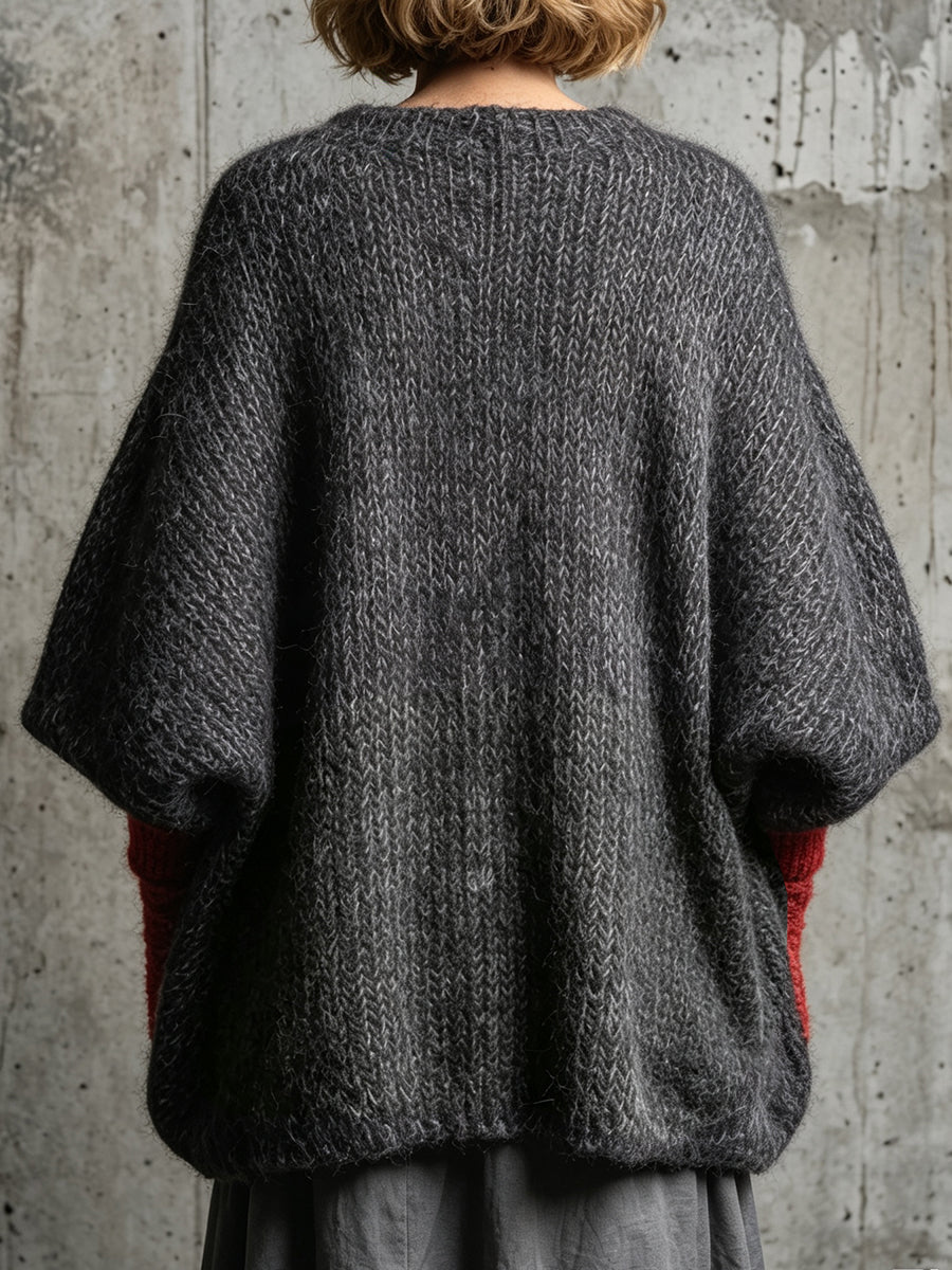 Selwyna | Contrast Pocket Knit Cardigan