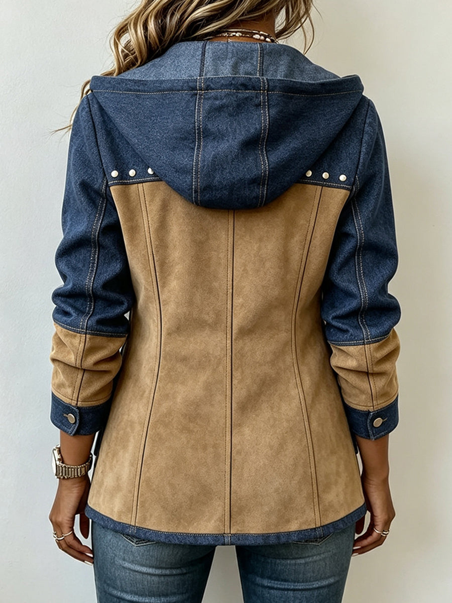 Saffron | Utility Pocket Hooded Jacket