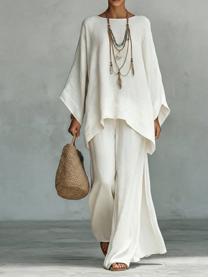 Velmara | Relaxed Wide Leg Two Piece Set
