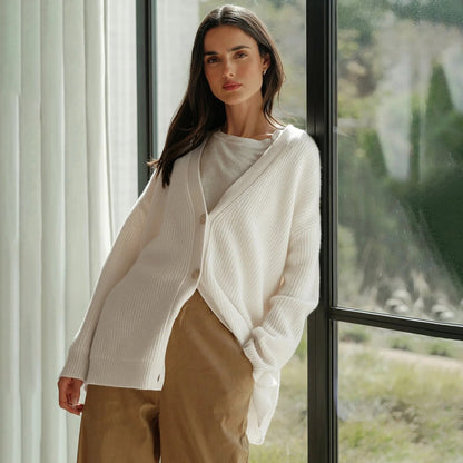 Ulloria | Relaxed Button Front Knit Cardigan