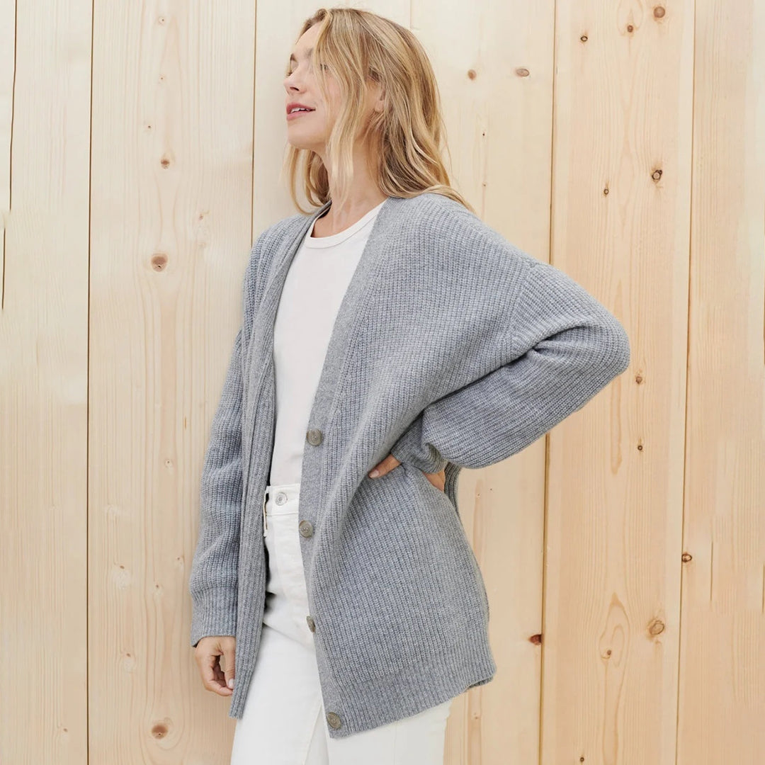 Ulloria | Relaxed Button Front Knit Cardigan