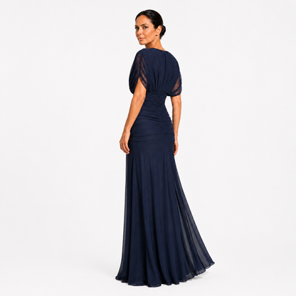 Lioraine | Flowing Ruched Evening Dress