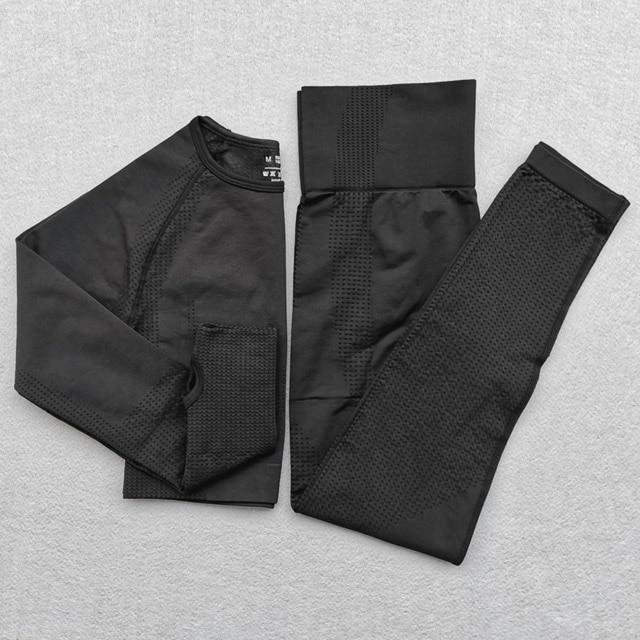 Ilvara | Stretch Fit Long Sleeve Gym Set