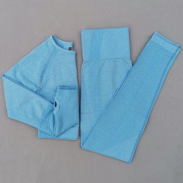 Ilvara | Stretch Fit Long Sleeve Gym Set