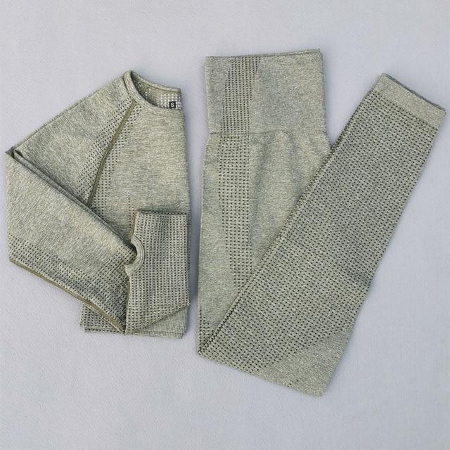 Ilvara | Stretch Fit Long Sleeve Gym Set