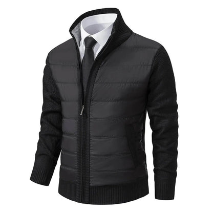 Hamish | Smart Quilted Zip Front Jacket