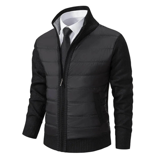 Hamish | Smart Quilted Zip Front Jacket