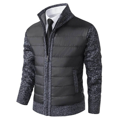 Hamish | Smart Quilted Zip Front Jacket