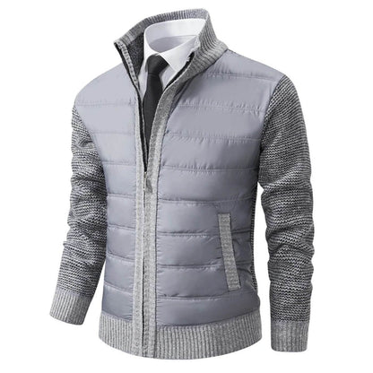 Hamish | Smart Quilted Zip Front Jacket
